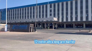 Brama barierowa o bardzo długim ramieniu 12 metrów DZ-2307 Referencja dla firmy logistycznej
