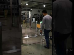 Automatyczna barierka obrotowa dla pieszych z kontrolą dostępu