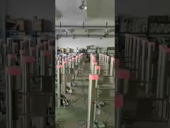 Przejście obrotowe dla pieszych ze stali nierdzewnej 304, wysokość w pasie