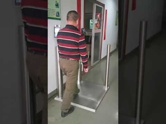 Bariera obrotowa z termometrem i rozpoznawaniem twarzy