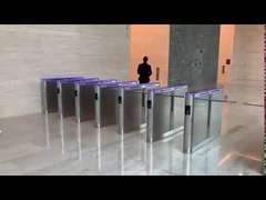 Obrotowa brama uchylna z silnikiem BLDC do użytku zewnętrznego/wewnętrznego z czytnikiem kart i rozpoznawaniem linii papilarnych