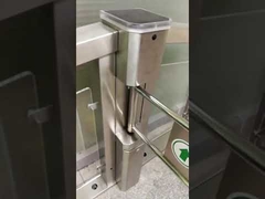 W pełni zmotoryzowana, dwukierunkowa brama barierowa typu P o kącie obrotu 90 stopni