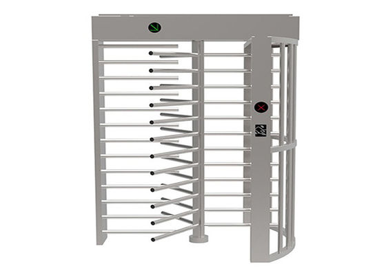 Kołowrót pełnej wysokości z czytnikiem linii papilarnych, wykonany ze stali nierdzewnej 304 i funkcją zapobiegania wchodzeniu za osobą