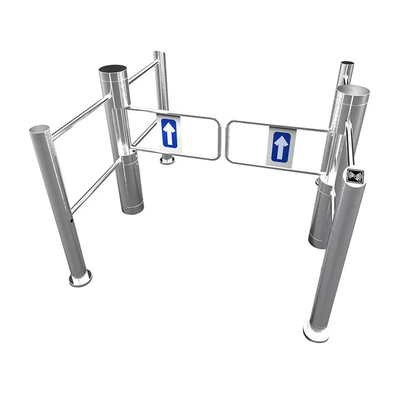 Supermarket Swing Barrier Gate Rura cylindryczna ze stali nierdzewnej SUS 304
