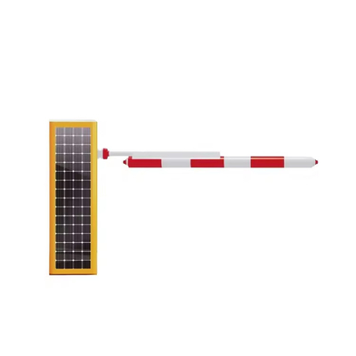 Wbudowany panel słoneczny Parking Lot Barrier Gates Nowa energia akumulator do naładowania Mechanizm bez sprężyny