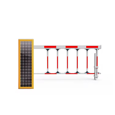 Szybkość prosty składany ogrodzenie ramię Parking Garage bariera AC 220V 110V DC24V Panel słoneczny zintegrowany