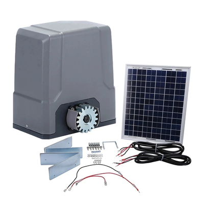SL800DC Otwieracz przesuwanej bramy 24V silnik prądu stałego Panel słoneczny naładowany Bateria zapasowa