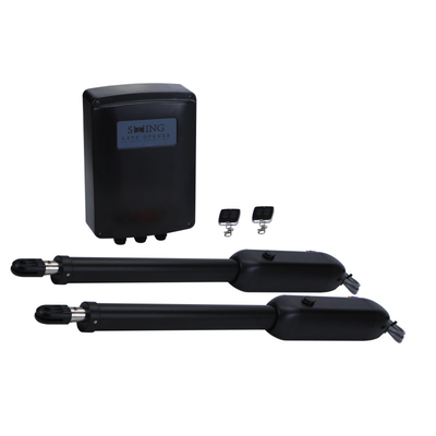 Wsparcie dla światła alarmowego fotocelli systemu słonecznego GSM i elektronicznego zamka z operatorem SW400DC Swing Gate