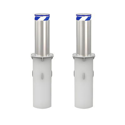 304 ze stali nierdzewnej LED Light Integrated High Security Automatic Hydraulic Rising Bollard