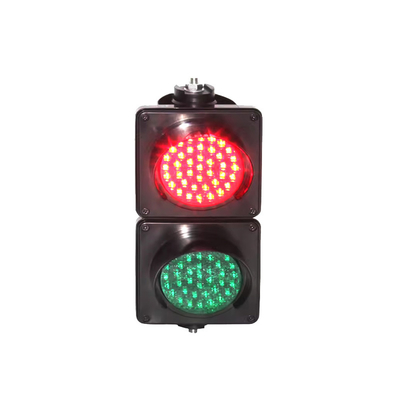 Wysoka jasność Mini rozmiar AC85V-265V DC12V 24V LED PC Materiał Czerwony i zielony 100mm światło uliczne