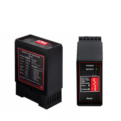 PD132 220V 110V 24V Vehicle Loop Detector with 20kHz to 170kHz Frequency Range and 100ms Response Time for Parking Lot Barrier Gates