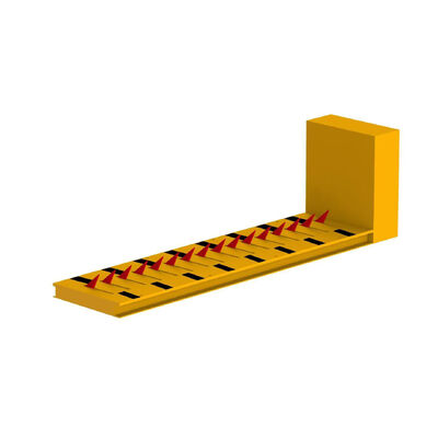 Wytrzymały zabójca opon ze stali A3, o nośności 80T i czasie reakcji 1-2S, przeznaczony do zabezpieczeń barier drogowych.