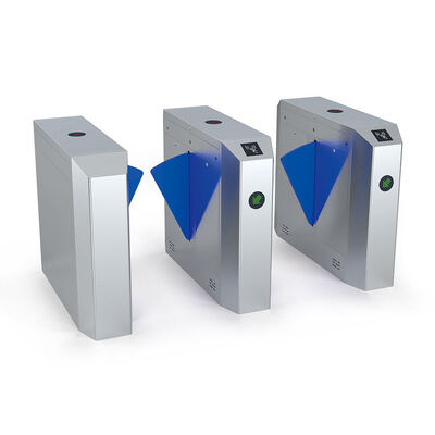 Wrota prędkościowe ze stali nierdzewnej 304 o długości klapy 27 cm i dwukierunkowym sterowaniu dla zarządzania tłumem