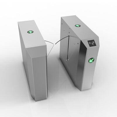 W pełni automatyczna kołowrotka klapowa ze stali nierdzewnej 316 do obszarów o dużym natężeniu ruchu