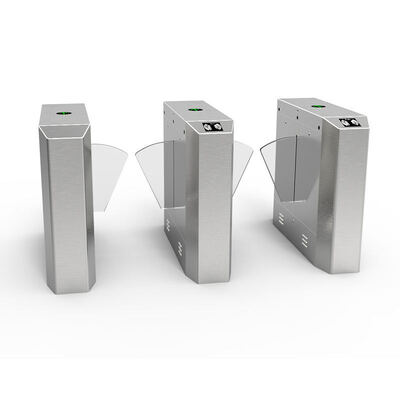 Bariera obrotowa o dużej prędkości, szerokość przejścia 600 mm, przepustowość 30 osób/min, konstrukcja ze stali nierdzewnej 304