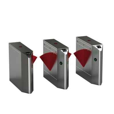 Bariera obrotowa z szybkim chowaniem klap, z funkcją samodetekcji i obudową ze stali nierdzewnej 304 lub 316