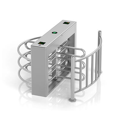 Czytnik linii papilarnych ze stali nierdzewnej 304, dwukierunkowy, półwysoki kołowrót, bariera na wysokość talii