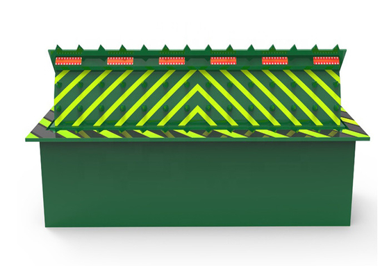 Pełne automatyczne hydrauliczne bariery drogowe Zabezpieczenia LED Light Warning Zasilanie 380V