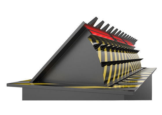 Blokada drogowa hydrauliczna ze stali A3 o grubości 16 mm z lampą LED do zabezpieczeń antyterrorystycznych