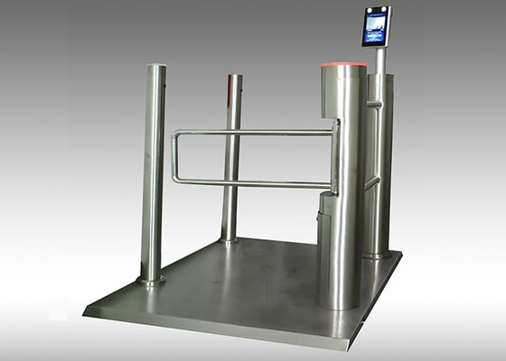 Bariera obrotowa z silnikiem bezszczotkowym i ramą ze stali nierdzewnej SS304 z rozpoznawaniem twarzy i pomiarem temperatury