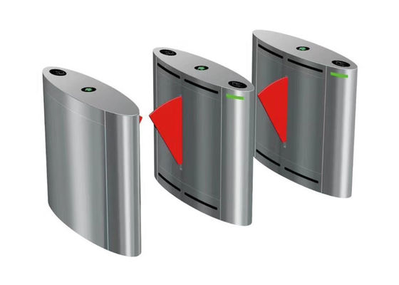 Dwu-dyrekcyjna 600mm szerokość SS304 Flap bariera brama z 0,2s czasu otwarcia