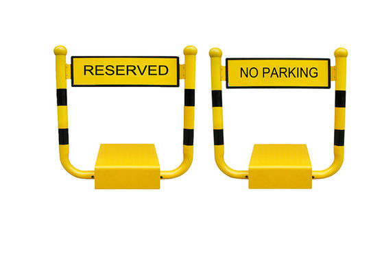 Zamek na barierę parkingową w kształcie H z plastikowym powłoką o odporności 5 TON i akumulatorem DC 12V 7AH