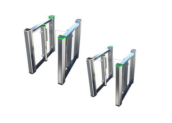Rozpoznanie twarzy IP54 RS485 Biometryczna brama swingowa z barierą akrylową 10 mm dla bezpiecznej kontroli dostępu
