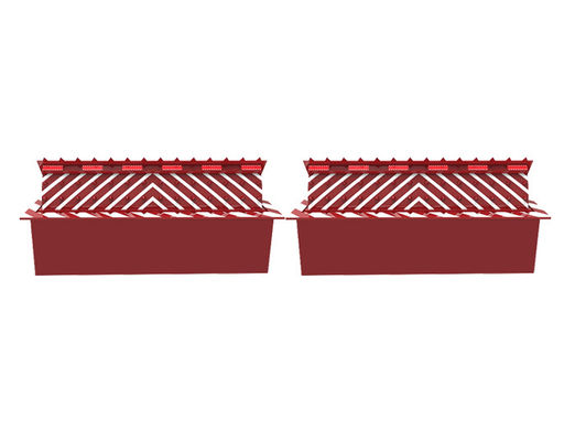 120 ton ciśnienia przechodzącego Hydraulic Road Blocker z 50-100m zdalnym sterowaniem i 16mm grubości płyty górnej antyterrorystycznej bariery drogowej