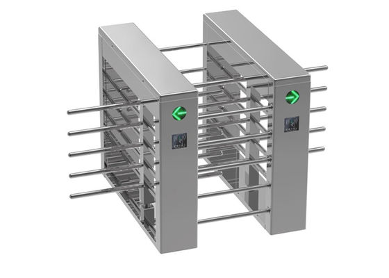 Kołowrót ze stali nierdzewnej SUS304 o połowie wysokości, z zasilaniem 30W i czasem reakcji 0,2S, zapewniający bezpieczny dostęp pieszych